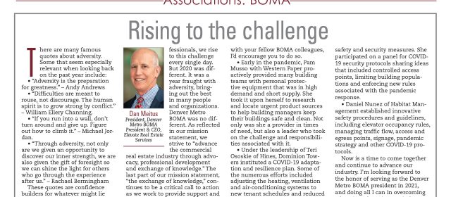 CREJ – Associations: BOMA – Rising to the challenge